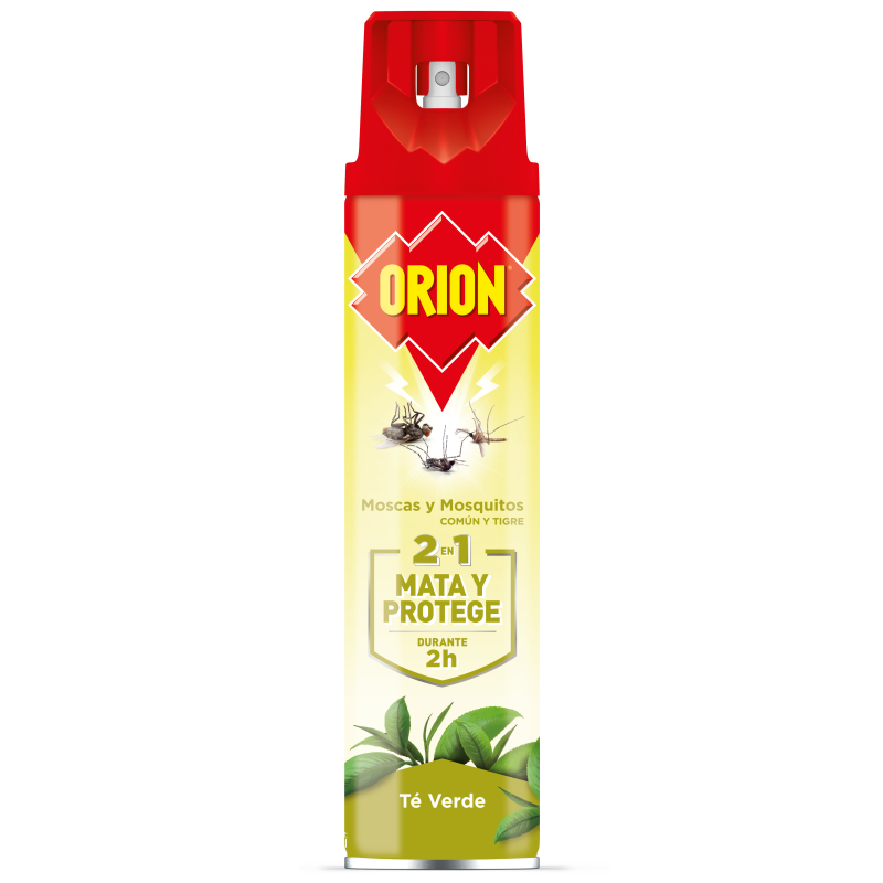 ORION INSECTICIDA AEROSOL 2 EN 1 800CC TE VERDE